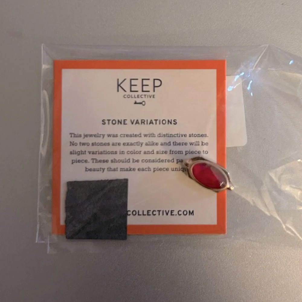 🆕 Stella & Dot Keep Collective rose gold July Birthstone charm - Picture 2 of 2